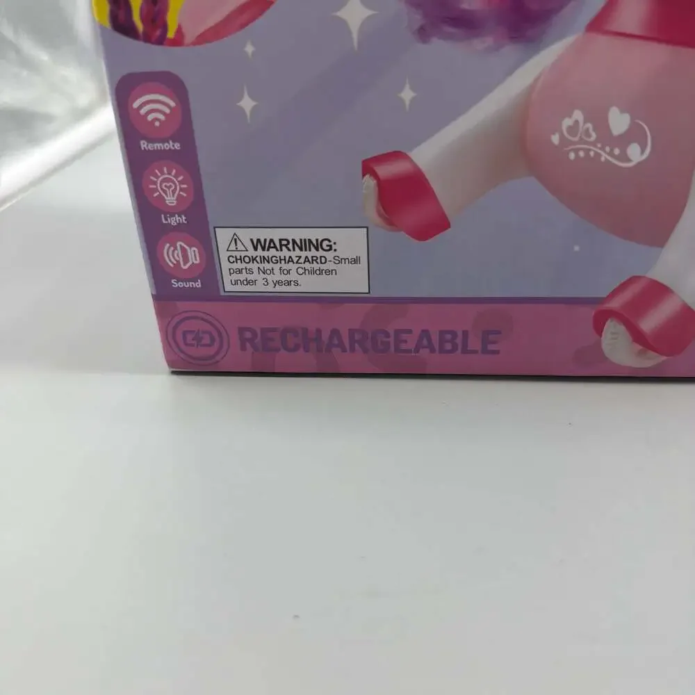 Robo Pets Unicorn Pink Remote Control Interactive Toy for‎ Kids 3+